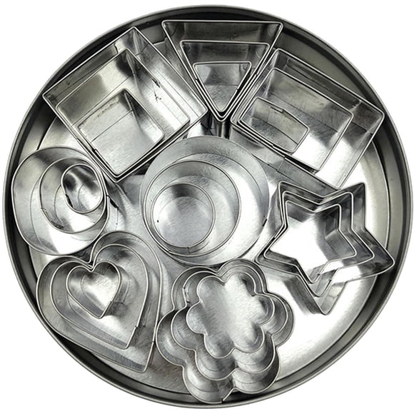 EcoNesxp 24-piece cookie cutters cookie cutters cookie cutters stainless steel baking accessories 3 types available rectangular model cookie cutters available