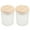 White, variant on SENSETH Food Containers Glass Candle Jars with Bamboo Lids for Candles and Storage