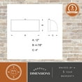 thumbnail image 2 of Vaxcel Walsh 2 Light Dusk to Dawn Bronze ADA Dark Sky Outdoor Wall Lantern, 2 of 8
