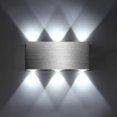 thumbnail image 1 of LED Wall Light 6W Modern Indoor Wall Light Square Up Down Aluminum Lighting Decoration Light for Bedroom Study Bed Corridor Living Room, 1 of 4