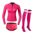 thumbnail image 2 of Traje de neopreno Zulema Traje de buceo Medias 2 mm Protección solar Cremallera frontal Talla L, 2 of 7