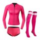 thumbnail image 2 of Traje de buceo de neopreno para mujer, calcetines, traje de buceo con cremallera frontal, protección solar para esnórquel Talla L Sunnimix Traje de neopreno de mujer, 2 of 7