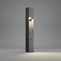 Modern Decorative Garden Lamp Waterproof LED Outdoor Bollard Lights for Pathways, and Gardens Durable Aluminium Construction 29.5"