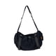thumbnail image 3 of Bolso de hombro para hombre, de nailon, moderno, con cierre de cremallera, correa ajustable, bolso de gimnasio, bandolera Negro, 3 of 9