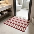 thumbnail image 4 of Diceymbol Pink White Striped Cotton Woven Rug Reversible Mat for Kitchen Entryway Patio Farmhouse Decor 32x20 Inch, 4 of 7