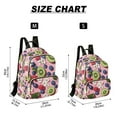 thumbnail image 2 of FORMRS Mini Backpack Purse for Women Quilted Travel Daypack Casual Shoulder Bag, Pink Kiwi, 2 of 7