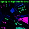 thumbnail image 2 of Naipes con luz negra ultravioleta de Island Dogs: baraja con brillo fluorescente de neón para juegos con luz negra, naipes que brillan en la oscuridad, fiestas y póquer, tarjetas únicas, duraderas, gr, 2 of 5