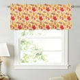 thumbnail image 6 of Fall Autumn Kitchen Curtains Valances for Windows Orange Maple Leaves Window Curtain 54x18 Inch Thanksgiving Harvest Farmhouse Short Rod Pocket Bathroom Treatment 1 Panel for Living Room Bedroom Decor, 6 of 6