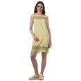 thumbnail image 5 of Moomaya Printed Women Back Slit Dress Sleeveless Scoop Neck Mini Shift Dress, 5 of 6