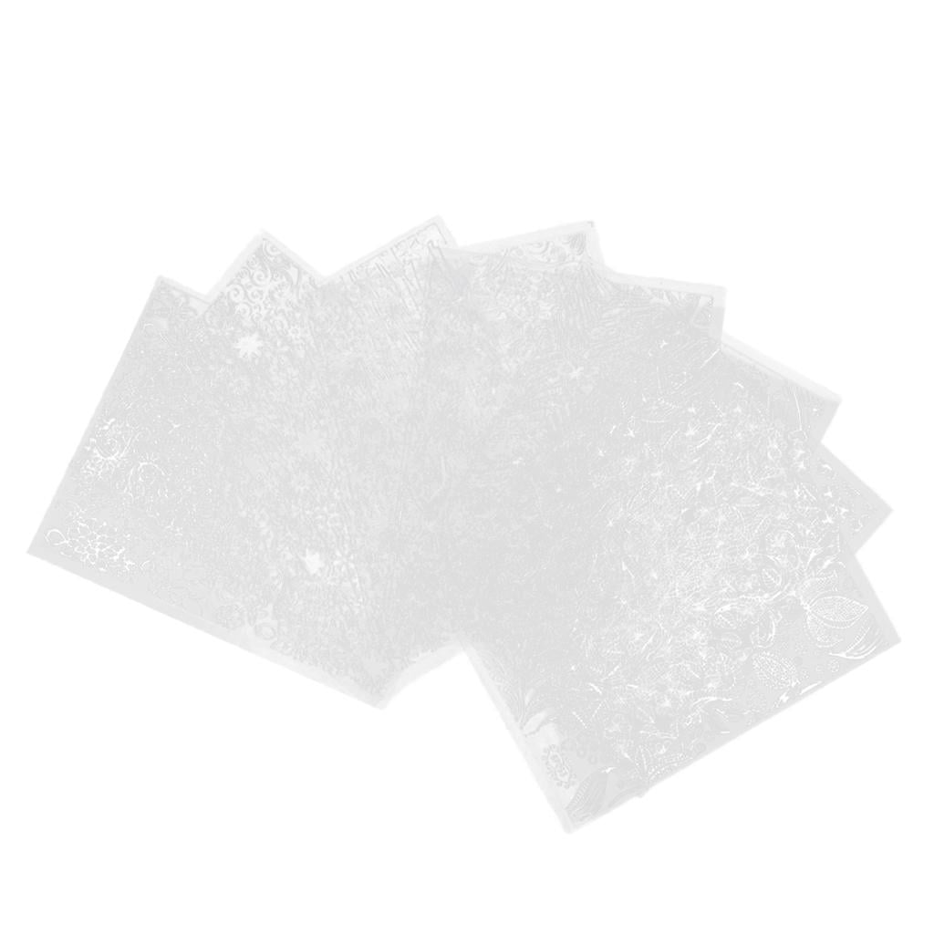 8 Sheets Nail Art Stencils Stickers Flower Shapes Adhesives Stripe Tape 8-sheets-nail-art-stencils-stickers-flower-shapes-adhesives-stripe-tape