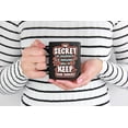 thumbnail image 2 of The Secret To Creativity Is Knowing How To Keep Your Sources, Funny Creative, Black 11oz Ceramic Mug, 2 of 5