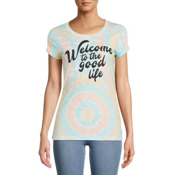 Women's Welcome To The Good Graphic T-Shirt with Short Sleeves