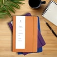 thumbnail image 6 of A5 Thickened Softcover Sewn Notebook, Wear Resistant Smooth Writing Journal, Multi Color Portable Leather Pocket Book With Button (Green, 21*14.5*1.2CM), 6 of 9