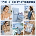 thumbnail image 6 of 9PCS Makeup Brush Set with Travel Case, 8-Piece Blue Face & Eye Makeup Brushes, Soft Synthetic Bristles Cosmetic Brush Kit for Foundation, Powder, Blending, Eyeshadow and Eyebrow, 6 of 7
