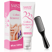 SAISZE Callus Remover Gel for Feet, 8 fl oz Foot Callus Remover Gel with Foot File, Callus Remover Tool for Hard Calluses and Dead Skin