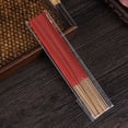 thumbnail image 1 of Xiao Hua Paquete de 3 varillas de incienso de sándalo natural para el culto, uso doméstico y templos. Incienso multicolor sin humo ni olor para ofrendas a Buda (rojo)., 1 of 3