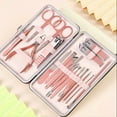 thumbnail image 5 of VIIWII 18pcs Nail Clipper Manicure Set for Adult Professional Stainless Steel Grooming Pedicure Kit with Leather Travel Case, 5 of 7