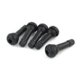 thumbnail image 2 of Unique Bargains Car Vehicle Black Plastic Cap Rubber Tire Tyre Valve Stem Set 5 Pcs, 2 of 3