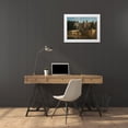 thumbnail image 3 of Bertin, Jean-Victor 24x19 White Modern Wood Framed Museum Art Print Titled - View in the Ile-de-France, 3 of 4