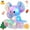 Glowing Rainbow Elephant, variant on 12 Inch Musical Light Up Rainbow Elephant Plush LED Singing Lullaby Kids Gift