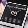 thumbnail image 3 of Interlocking Heart Necklace Personalized Mother's Day Granddaughter Gift, Mothers Day Necklace from grandmother, Mothers Day Jewery Gift, Mothers Day Gift Card, 3 of 3