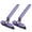 Purple, variant on iMounTEK Crevice Cleaning Brush, 2in1 Carpet Deck Brush Floor Scrubber Floor Cleaning Brush and Clip for Bathroom, White