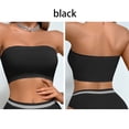 thumbnail image 4 of Gfyviroh Women's Strapless Bandeau Bra Seamless Wireless Non-Slip Pull-On Bras Stretch Cropped Tube Top Lounge Bra, 4 of 5