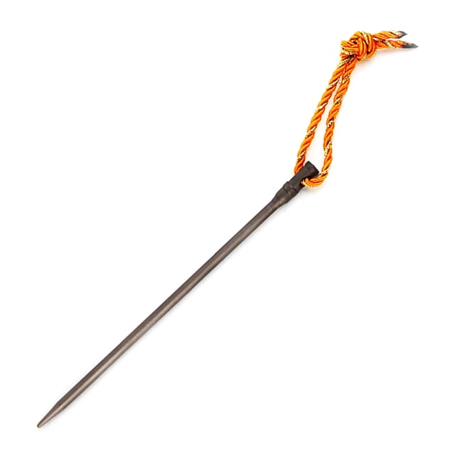 Clavija de tienda Irfora 1pc 165mm Ultraligero Aleación de titanio Carpa Peg A prueba de viento Tienda de campaña al aire libre Estaca de uñas 15g Irfora Clavija de tienda