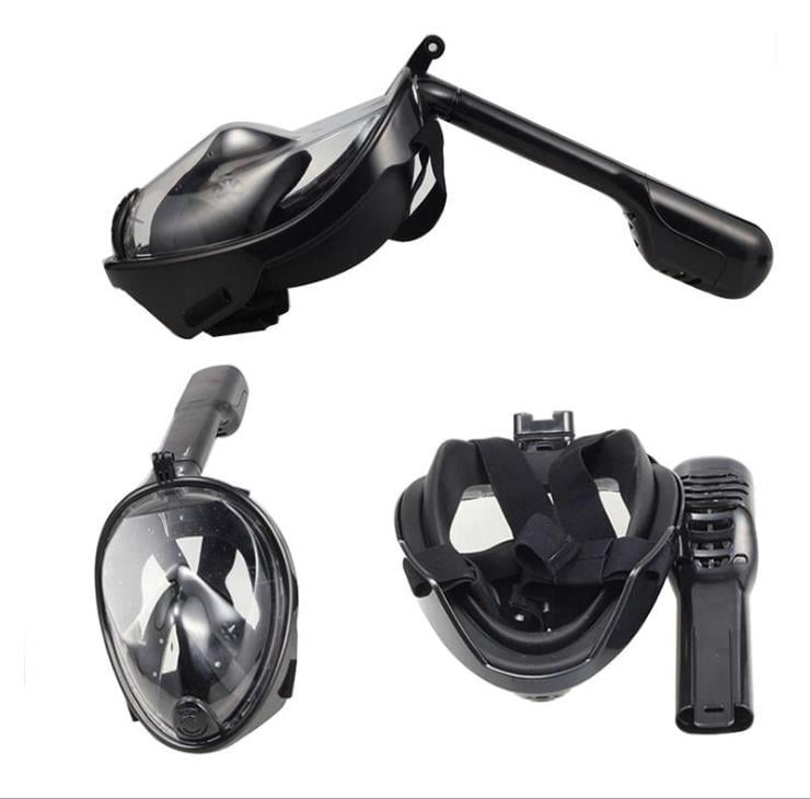 SUNYOK Full Face Snorkel Mask with Latest Dry Top System,Foldable 180 Degree Panoramic View