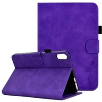 Allytech iPad 10th Generation Case with Pencil Holder, 2022 iPad 10.9 Case Cover 10th Generation, Auto Wake/Sleep Drop Proof Cards Slots Magnet Buckle Business Smart Case Cover for iPad 10.9", Purple