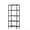 Black, variant on 5-Tier Steel Wire Shelving Unit Tool-Free Snap-Fit Narrow Corner Rack 17.71x11.81x47.24 Inch