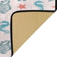 thumbnail image 5 of Kitchen Rugs Seahorse Starfish and Seashell Design Non-Slip Soft Kitchen Mats Bath Rug Runner Doormats Carpet for Home Decor, 39" X 20", 5 of 5