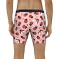 thumbnail image 4 of Cauagu Cute Ladybugs 1 Print Men's Boxer Briefs, Funny & Cute Underwear Elastic Waistband Briefs Ideal Gift for Men,1-Pack, 4 of 7
