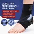 thumbnail image 2 of Silicone Ankle Brace Support, Ankle Stabilizer Sprain Prevention Design, Ligament Injury Joint Recovery Wrap, Brace for Sports Injury Recovery Joint Protection, 2 of 6