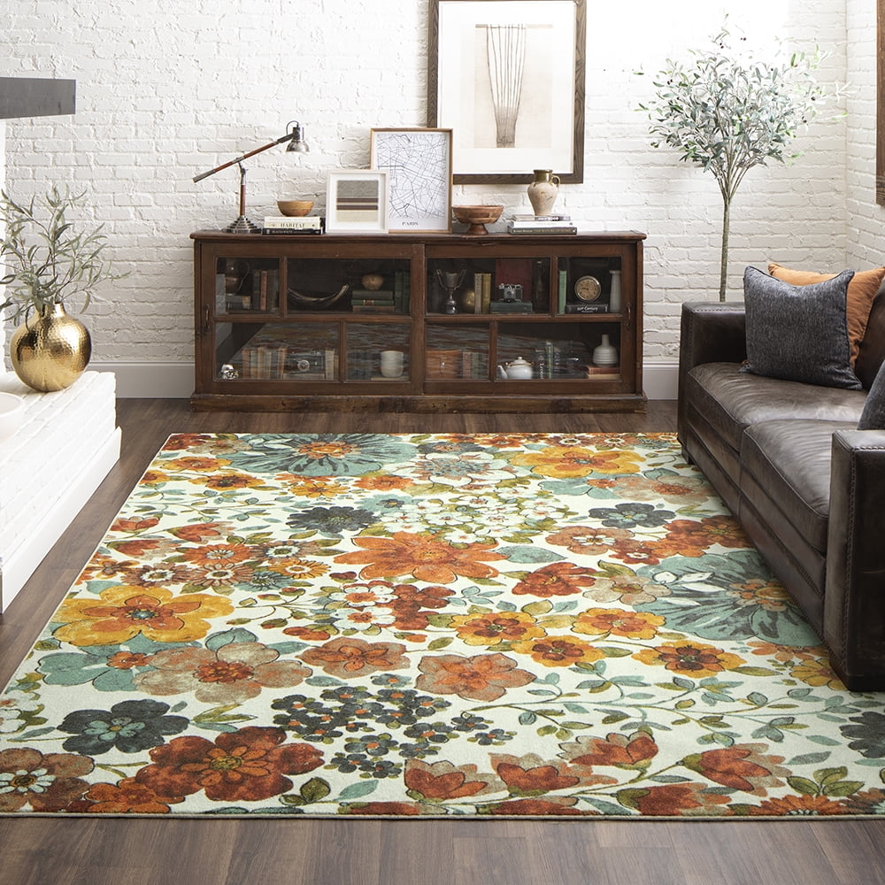 Mohawk Home Blossoms Printed Area Rug, Multi, 10' x 14'