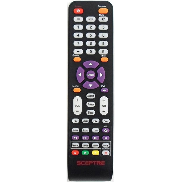SCEPTRE 142021270009C REMOTE CONTROL FOR X40 AND MANY MORE Walmart