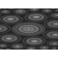 thumbnail image 1 of Ahgly Company Machine Washable Indoor Rectangle Transitional Midnight Gray Area Rugs, 2' x 4', 1 of 7