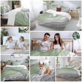 thumbnail image 5 of 3 Piece Sage Green Grey Ombre Duvet Cover Set California King,Microfiber Comforter/Quilt Cover with Corner Ties and 2 Pillowcases,Modern Abstract Art Aesthetics All Season Bedding with Zipper Closure, 5 of 8