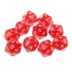 thumbnail image 2 of 10 Piezas Juguetes de Juego de Dados con de & D de 20 dos - rojo, 25mm Sunnimix Dado, 2 of 6