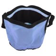 thumbnail image 2 of Bolsa de alimentación para caballos, diseño a prueba de derrames, bolsa de alimentación para nariz de malla con correa ajustable para alimentar suplemento de polvo de grano azul, 2 of 12