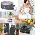 thumbnail image 4 of CUITING 5 Rolls Super Self Adhesive Art & Craft Tape with 2 mm Rhinestones Strips Sticker(Silver), 4 of 6