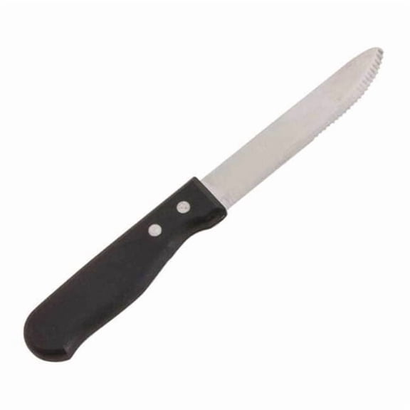 Crestware Steak Knife,5 in. L,Plastic Handle,PK12 SKJP