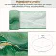 thumbnail image 4 of Linen Drum Lampshades Abstract Green Waves Gold Accents Fluid Art Design Marble 13"x13"x10" Light Shade for Table Lamps Floor Lamp Shades Lampshade Replacement Assembly Required, 4 of 8