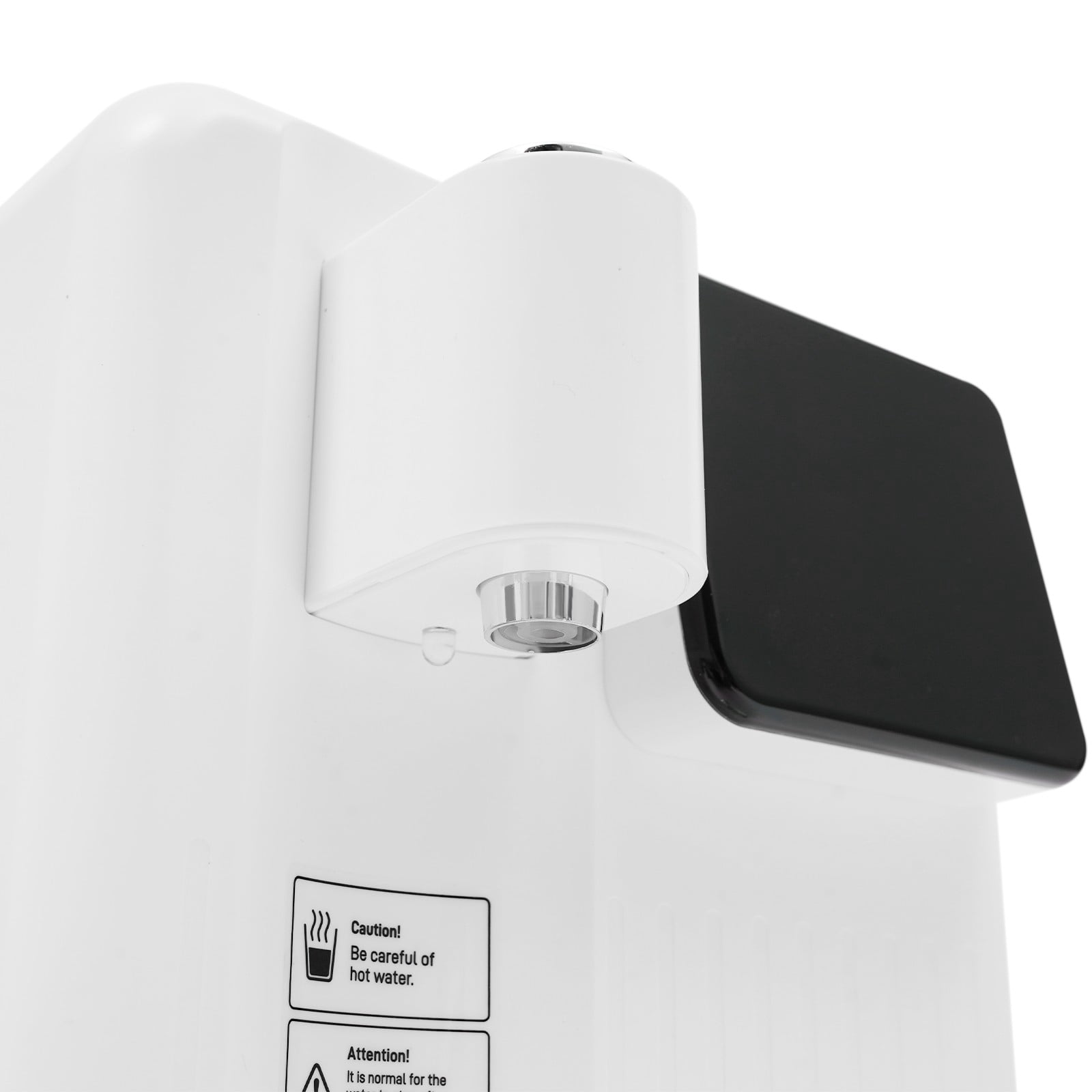 3s Instant Hot Water Dispenser, 2200W Countertop Hot Water Dispenser with LED Display & Light and 3L Water Tank, Water Warmer Hot Water Dispenser for Travel Hotel Bedroom Office White 110V