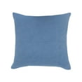 thumbnail image 3 of HomeRoots 554586 Hand Woven Blue Diamond Cotton Throw Pillow with Fringe - Set of 2, 3 of 5