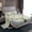 Gray White, variant on jejeloiu Modern Minimalism Aesthetic Twin Sheet Sets,Rustic Lily Flowers Bedding For Girls Kids 3-Piece