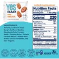 YES Bar Salted Maple HYZ01 Pecan Plant Based Protein, Decadent