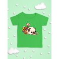 thumbnail image 3 of Cartoon Pug W Candy T-Shirt Infant -Image by Shutterstock,  18 Months, 3 of 4