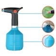 thumbnail image 5 of Luxcidy 1L Electric Spray Bottle, 3.7V Electric Plant Mister with Adjustable Spout of Water Mist or Water Column, Rechargeable Spray Bottle for Garden, Cleaning (Blue), 5 of 8