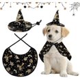thumbnail image 1 of Disfraz de Halloween para mascotas YONGSHENG capa y sombrero de mago con campana, 1 of 4